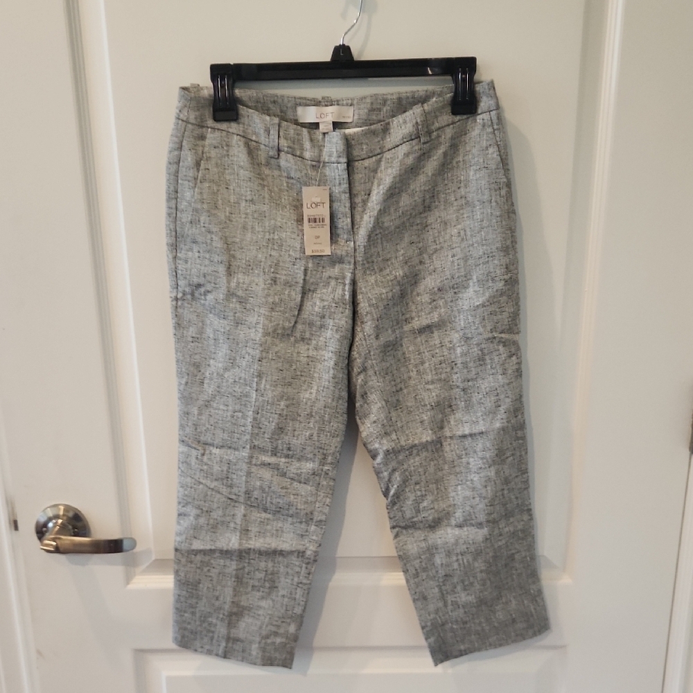 NWT LOFT Marisa Cropped Pant